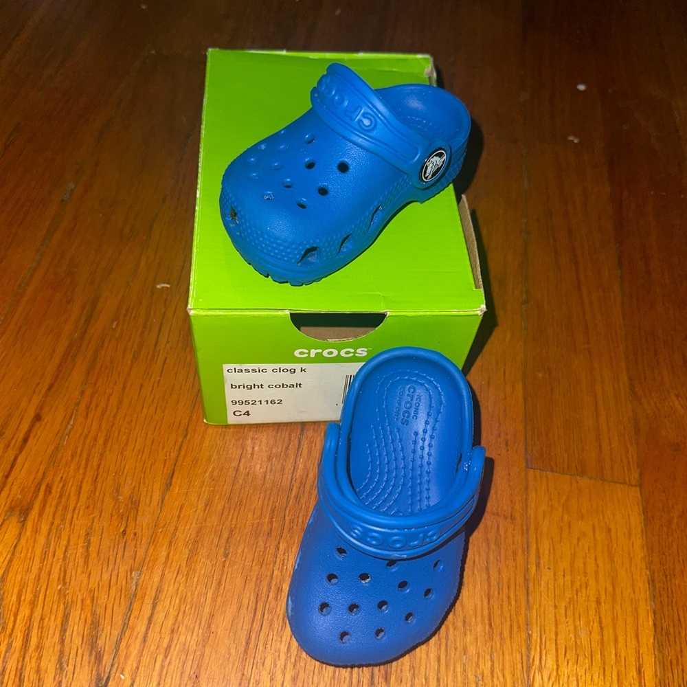 Blue Infant Crocs